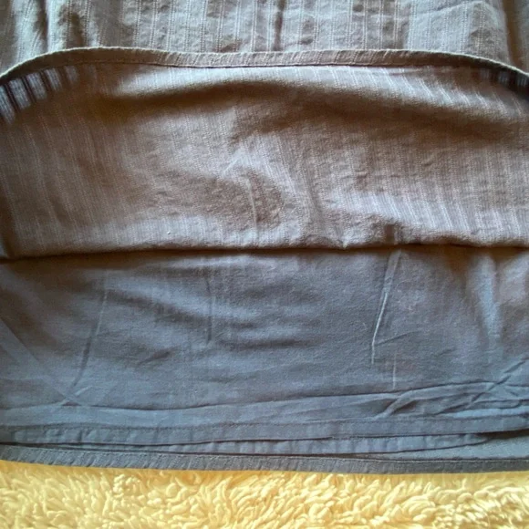 Ella Moss Navy Eyelet Cap-Sleeve Shirt - Picture 3 of 5